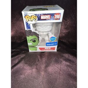 Funko Pop! Marvel Hulk DIY Action Figure - Green and White